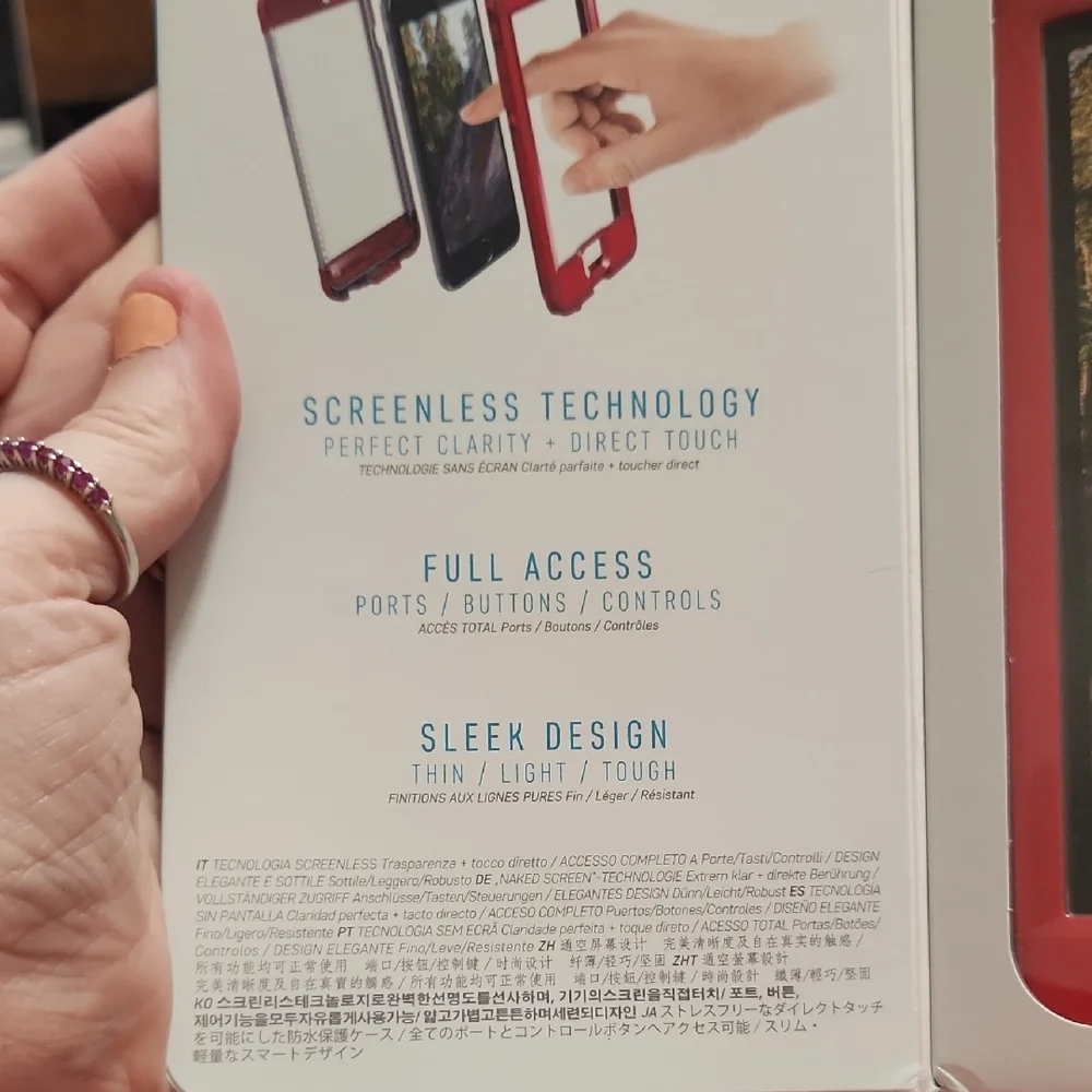 LifeProof NÜÜD Red Case for iPhone 6 Plus